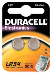 LR54 DURACELL 1.5V Cell (2 Pack)