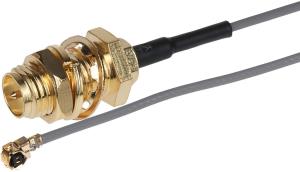 IPAX15 MAPLIN IPAX/U.FL Male to SMA Female Antenna Lead Cable - 0.15m