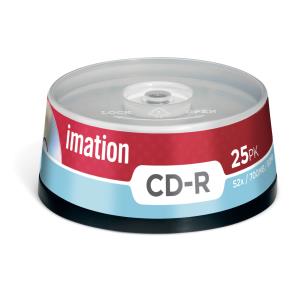 i18646 IMATION-TDK CD-R 52X 25PK SPINDLE 700MB 15-LANG