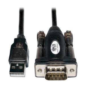 U209-000-R EATON CORPORATION 5ft USB to Serial Adapter Cable USB-A to DB9 RS-232 M/M 5'