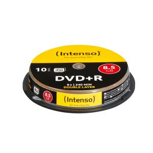 4311142 INTENSO 10 x DVD+R DL - 8.5 GB 8x - Spindel