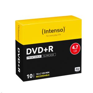 4811652 INTENSO 10 x DVD+R - 4.7 GB 16x - mit Tintenstrahldrucker bedruckbare Oberflche