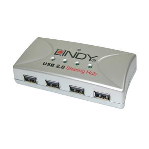 42887 LINDY USB 2.0 4 Port Sharing Hub