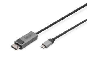DB-300334-020-S DIGITUS USB Typ C auf DisplayPort Bidirektional Adapterkabel