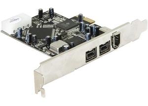 89153 DELOCK PCI Express card FireWire A / B - Videoaufnahmeadapter