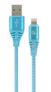 CC-USB2B-AMLM-1M-VW GEMBIRD Gembird CC-USB2B-AMLM-1M-VW lightning cable Blue, White                                                                                               