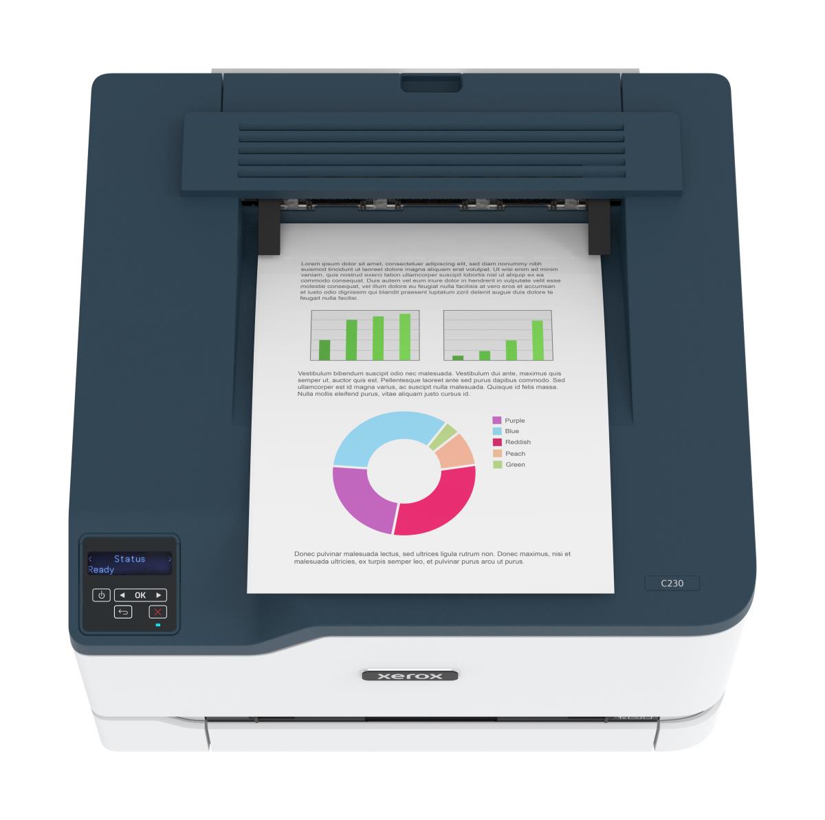 C230V_DNIUK - Printer - colour - Duplex - laser - A4/Letter - 600 x 600 dpi - up to 22 ppm (mono) / up to 22 ppm (colour) - capacity: 250 sheets - USB 2.0, LAN, Wi-Fi(n) - Green World Alliance return programme thumbnail
