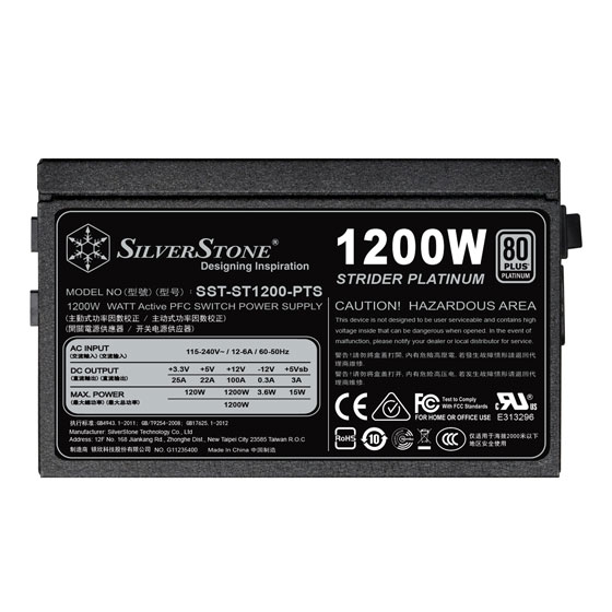 1200w Strider Platinum Modular 80Plus PSU thumbnail