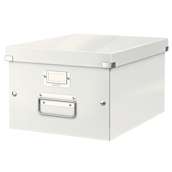 60440001 Click and Store WOW Medium Storage Box White thumbnail