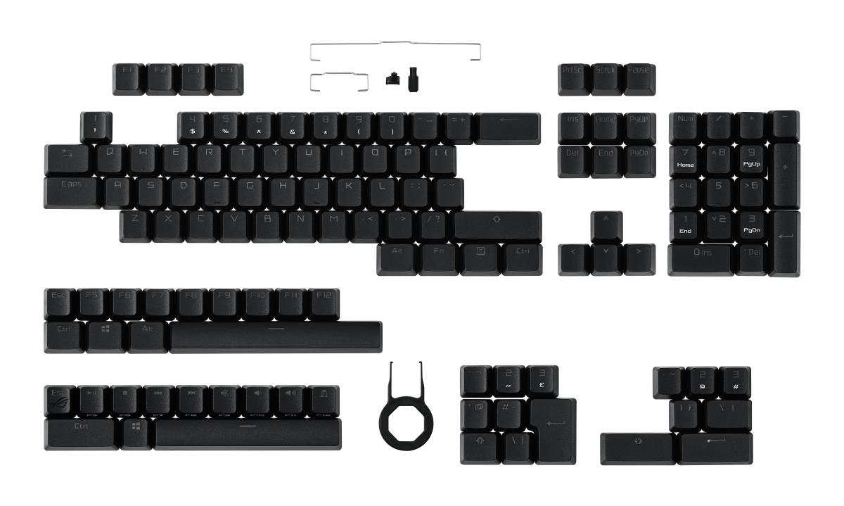 EU Product - Tastatur Zubeh�r ROG PBT Keycap Set thumbnail