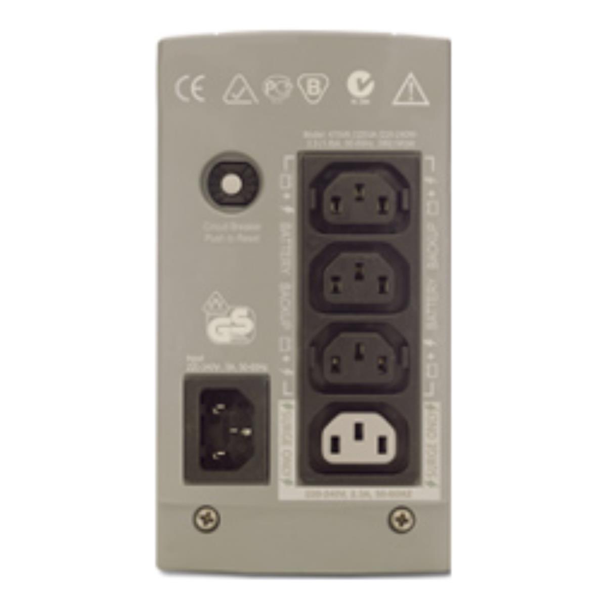 Back-UPS CS 325 - UPS - AC 230 V - 210 watt - 350 VA - output connectors: 4 - beige thumbnail