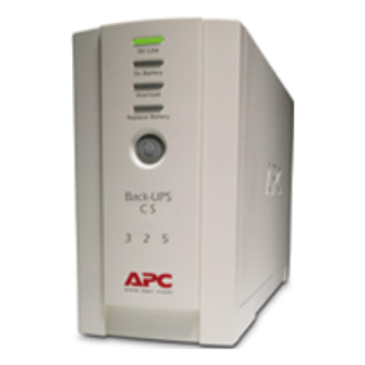 Back-UPS CS 325 - UPS - AC 230 V - 210 watt - 350 VA - output connectors: 4 - beige thumbnail