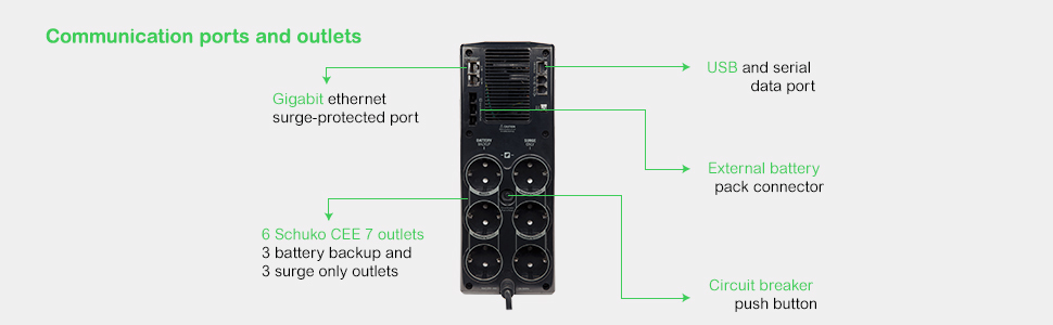 EU Product - UPS Power-Saving Back-UPS Pro 1500. - (Offline) UPS - 1,500 W thumbnail