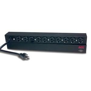 Basic Rack-Mount PDU - Power distribution strip (rack-mountable) - AC 120 V - 2.4 kW - input: NEMA 5-20 - output connectors: 10 (NEMA 5-20) - 1U - 19
