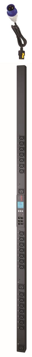 Rack PDU 2G, Metered by Outlet with Switching, ZeroU, 16A, 230V, (21) C13 & (3) C19 thumbnail