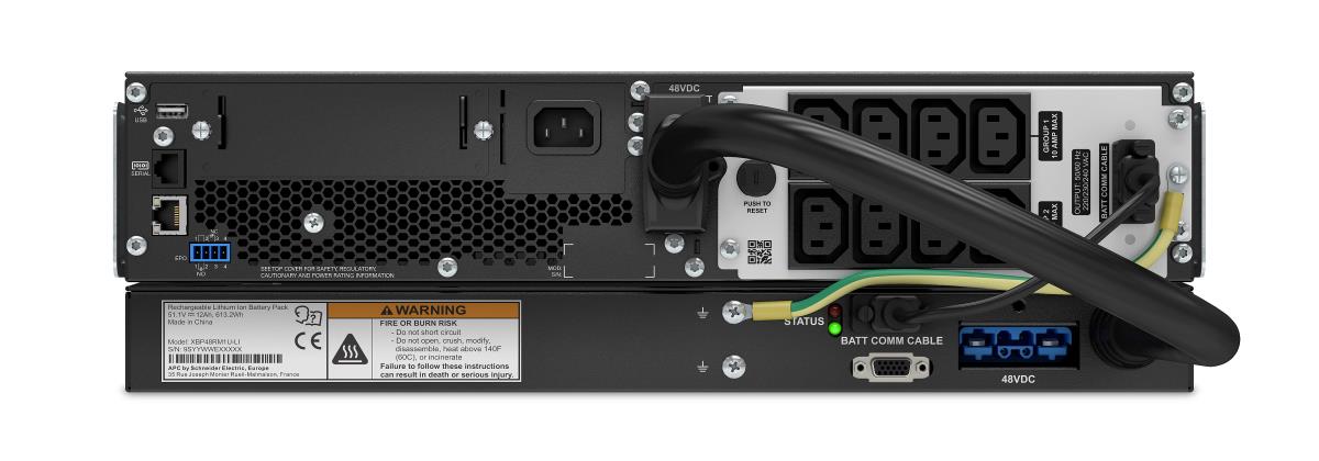 S-UPS ONLINE 1500VA RCK 3U 230V 8X C thumbnail