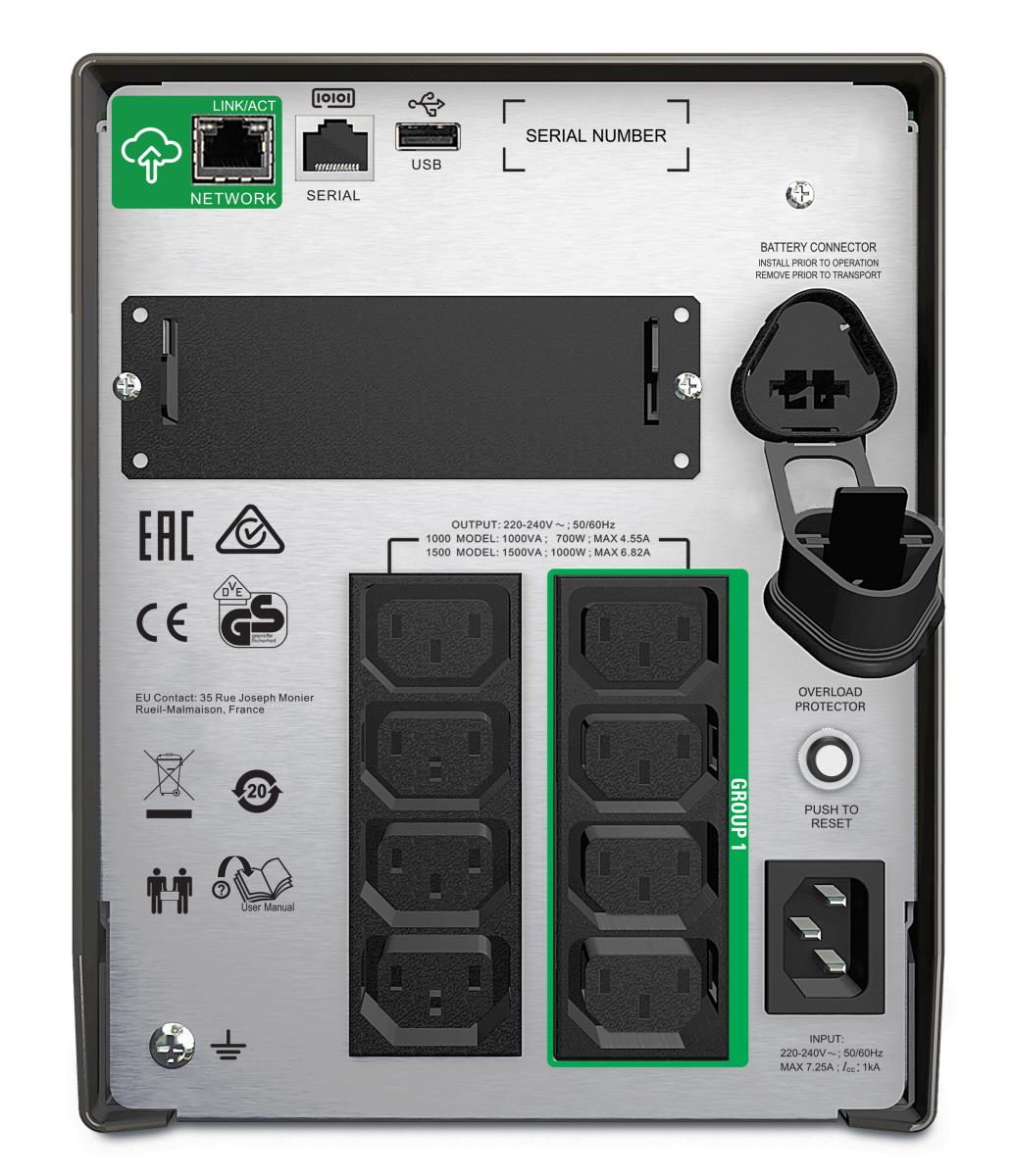 S-UPS LINEIN 1500VA TOWER 230V 8X IE thumbnail