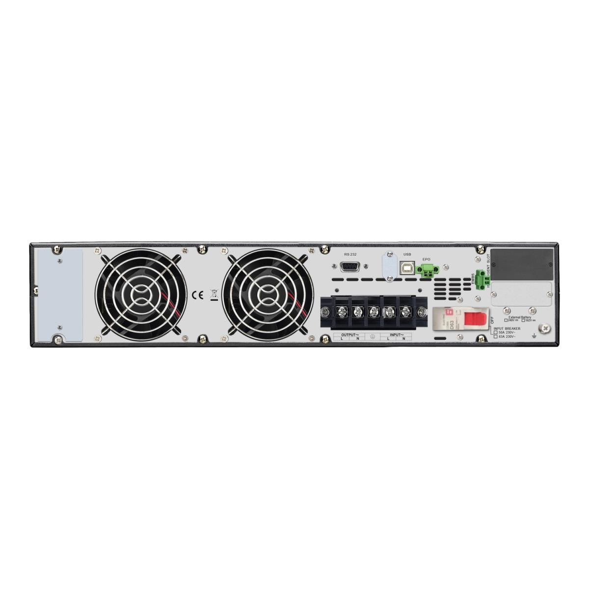 Easy UPS SRV SRVPM6KRIL - UPS (rack-mountable) - AC 220/230/240 V - 6000 watt - 6000 VA - no battery - RS-232, USB thumbnail