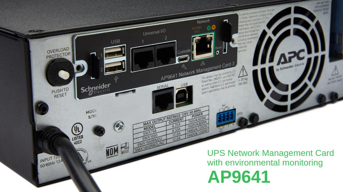 EU Product - Network Management Card 3 with PowerChute Network Shutdown & Environmental Monitoring thumbnail