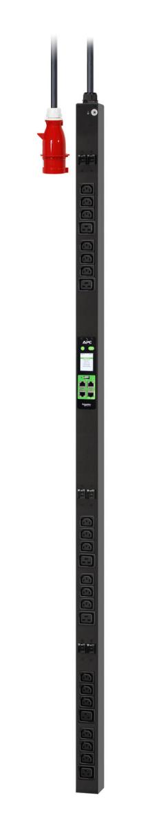 EasyPDU EPDU2232M - Power distribution unit (rack-mountable) - metered - AC 400 V - 22 kW - 22080 VA - 3-phase - Ethernet 10/100/1000, serial, USB - input: IEC 60309 3P+N+E - output connectors: 24 (18 x IEC 60320 C13, 6 x IEC 60320 C19) - 0U - 2 m cord - thumbnail