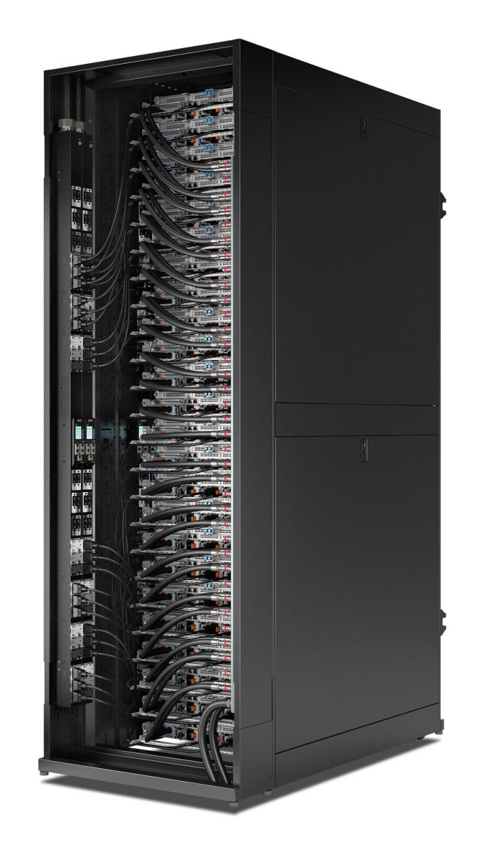 NetShelter Rack PDU Advanced - Gen 2 - power distribution unit (rack-mountable) - metered, 43.5kW, 400V, 63A, or, 415V, 60A, 560P6 - AC 400/415 V - 34.6 kW - 34600 VA - 3-phase - Ethernet 10/100/1000, USB - input: IEC 60309 3P+N+PE - output connectors: 42 thumbnail