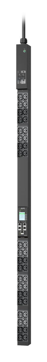 NetShelter Rack PDU Advanced - Gen 2 - power distribution unit (rack-mountable) - metered, 230V, 32A, 332P6 - AC 230 V - 7.4 kW - 7400 VA - 1-phase - Ethernet 10/100/1000, USB - input: IEC 60309 2P+PE - output connectors: 40 (20 x IEC 60320 C13/C15/C19/C2 thumbnail