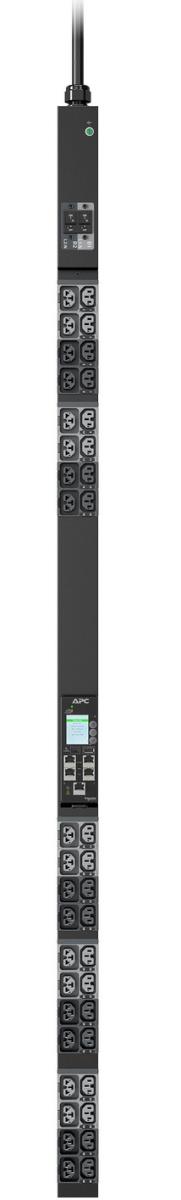 NetShelter Rack PDU Advanced - Gen 2 - power distribution unit (rack-mountable) - metered, 230V, 32A, 332P6 - AC 230 V - 7.4 kW - 7400 VA - 1-phase - Ethernet 10/100/1000, USB - input: IEC 60309 2P+PE - output connectors: 40 (20 x IEC 60320 C13/C15/C19/C2 thumbnail