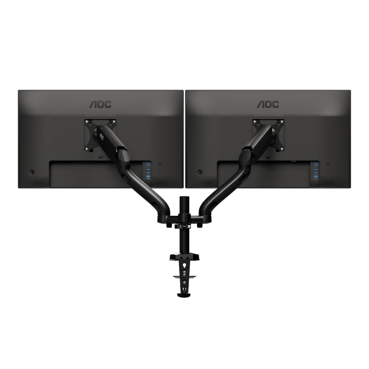 AD110D0 - Mounting kit - adjustable arm - for 2 LCD displays - aluminium alloy - screen size: up to 27