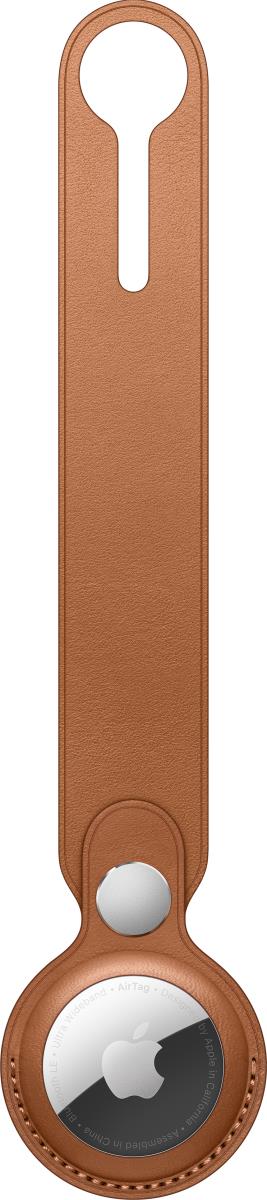 *^AIRTAG LEATHER LOOP - SADDLE BROWN thumbnail