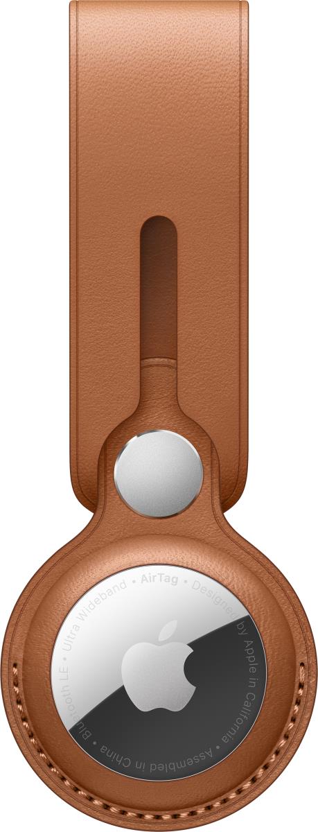 *^AIRTAG LEATHER LOOP - SADDLE BROWN thumbnail