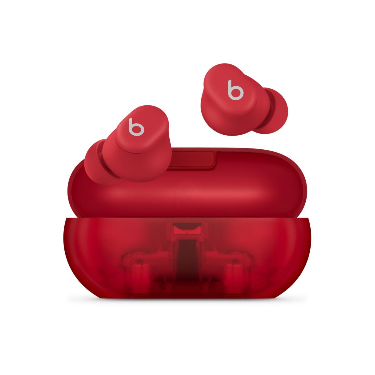 Beats Solo Buds - True wireless earphones with mic - in-ear - Bluetooth - transparent red thumbnail