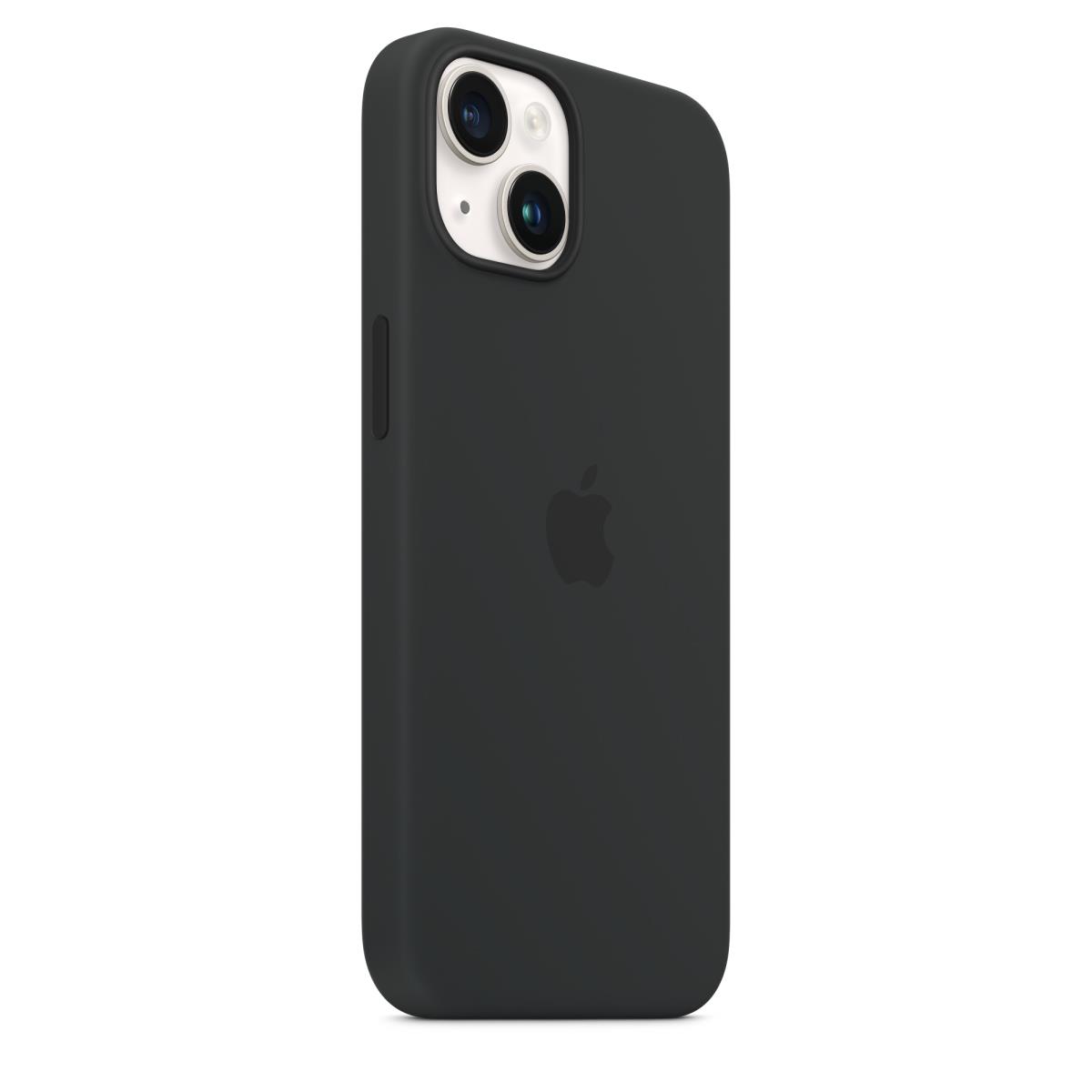 - Back cover for mobile phone - MagSafe compatibility - silicone - midnight - for iPhone 14 thumbnail