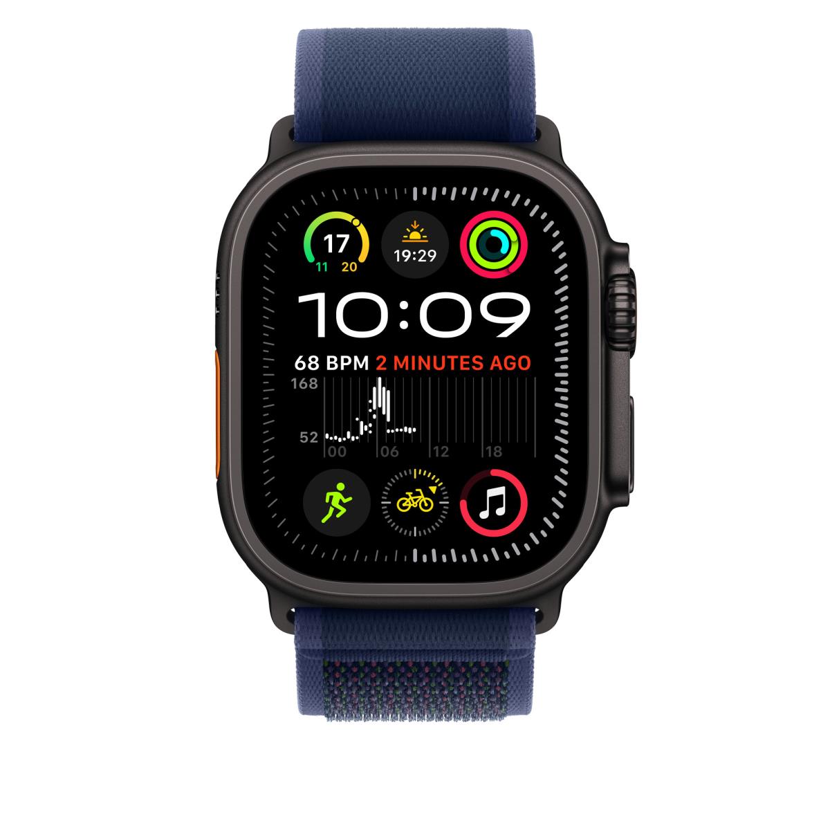 *APPLE WATCH 49 BLUE BLACK TI TL M/L thumbnail
