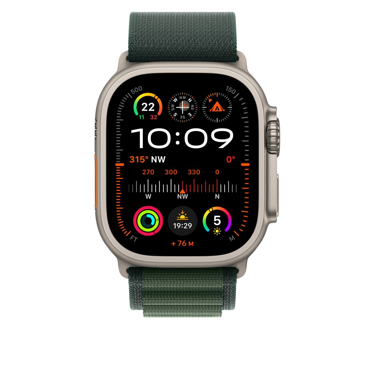 *APPLE WATCH 49 DARK GREEN N TI ALP thumbnail