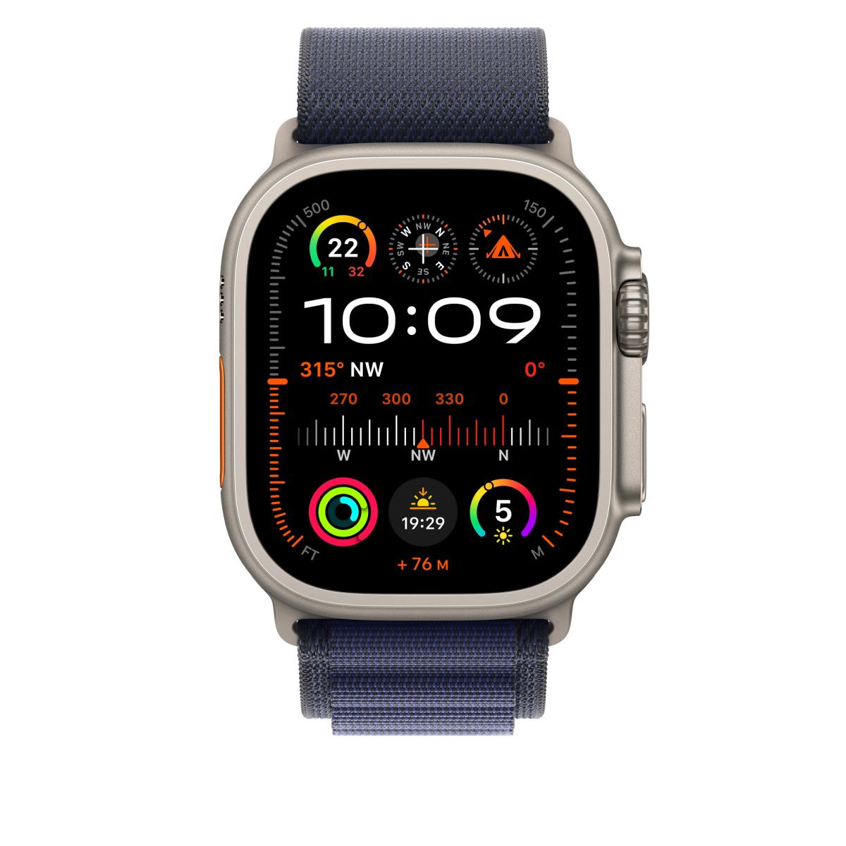*APPLE WATCH 49 NAVY NATURAL TI ALP thumbnail