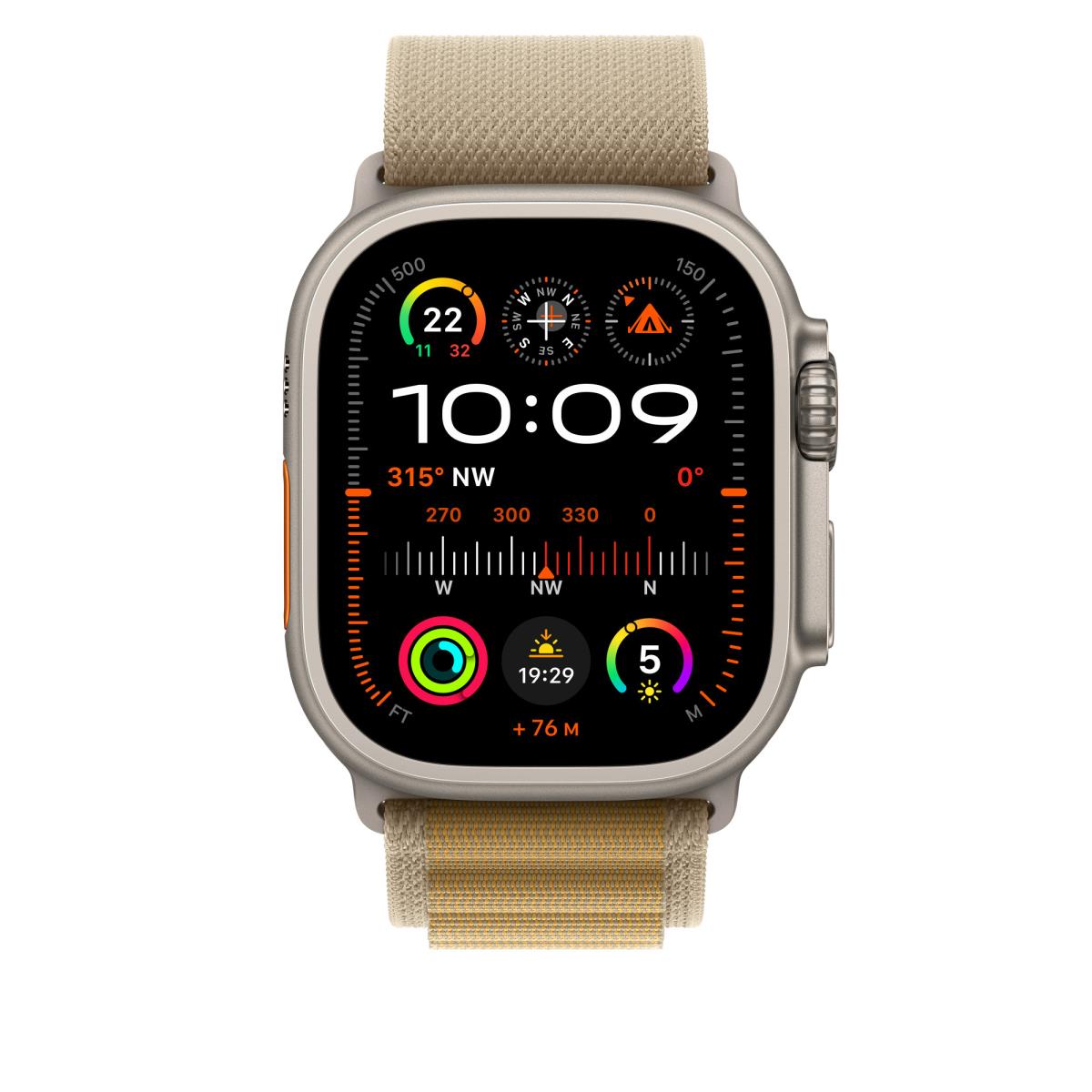 *APPLE WATCH 49 TAN NATURAL TI ALP M thumbnail