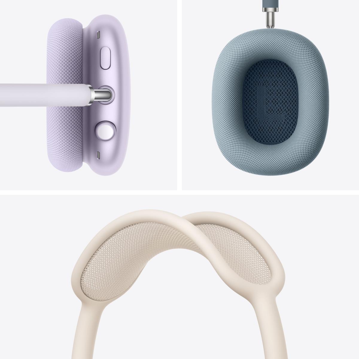 AirPods Max - Headphones with mic - full size - Bluetooth - wireless - active noise cancelling - midnight thumbnail