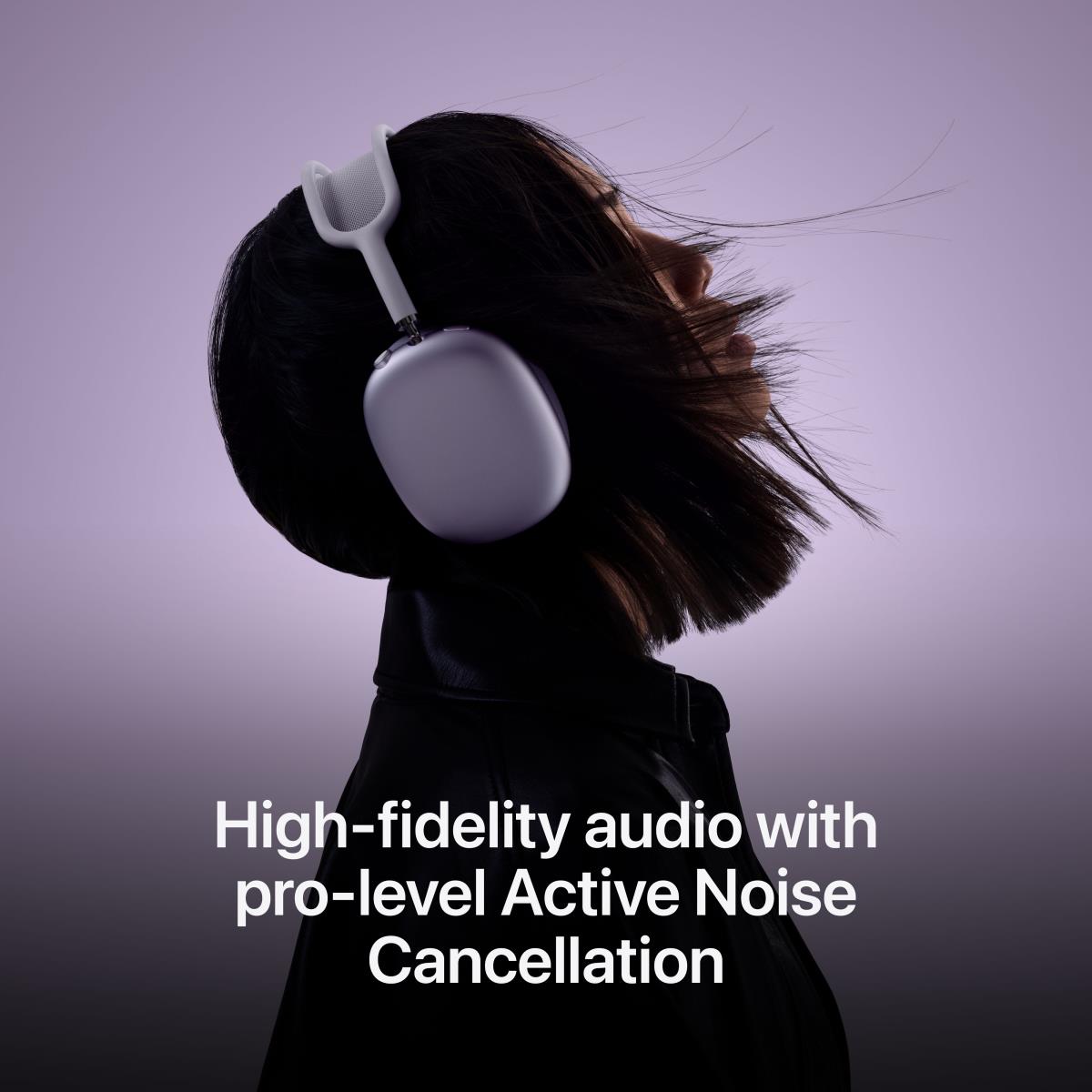AirPods Max - Headphones with mic - full size - Bluetooth - wireless - active noise cancelling - midnight thumbnail