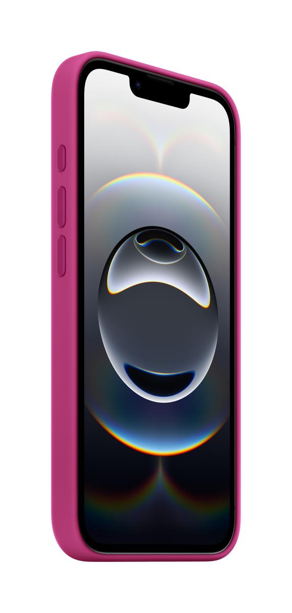 - Protective cover for mobile phone - silicone - Fuchsia - for iPhone 16e thumbnail