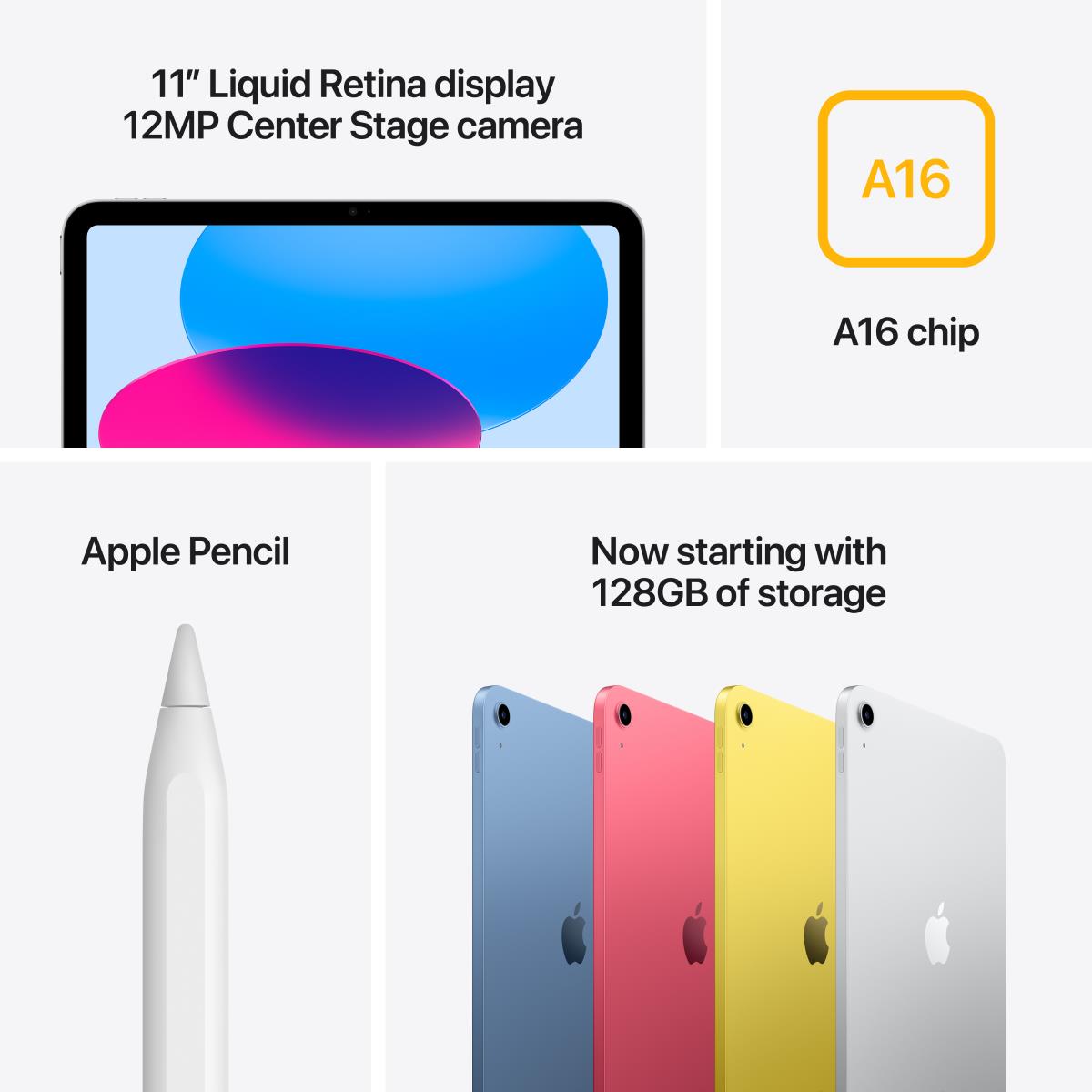 EU Product - iPad 11 11. Gen Wi-Fi - Silver - Tablet - 3.4 GHz thumbnail
