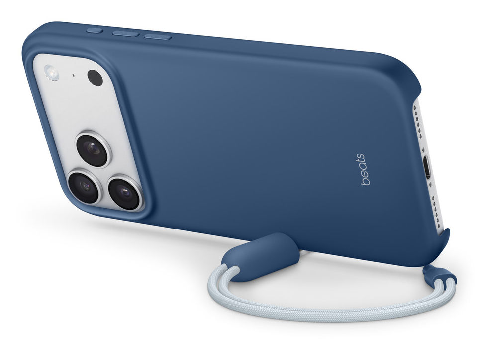 Beats - Protective cover for mobile phone - with kickstand and camera control - MagSafe compatibility - polycarbonate - bedrock blue - for iPhone 17 Pro Max thumbnail
