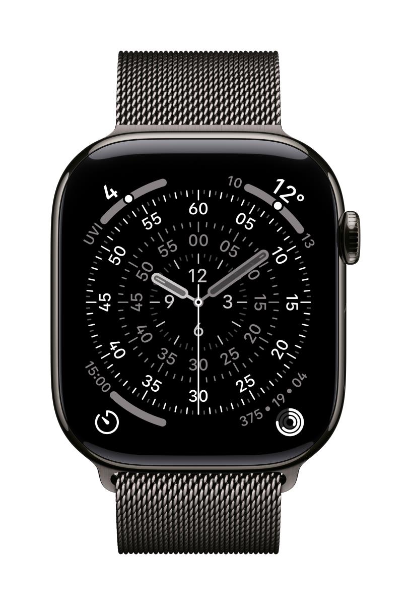 - Loop for smart watch - 46mm - M/L size - slate - for Watch Herm?s Series 9, SE 3, Series 10, Series 11, Series 8, Series 9, Ultra 2, Ultra 3 thumbnail