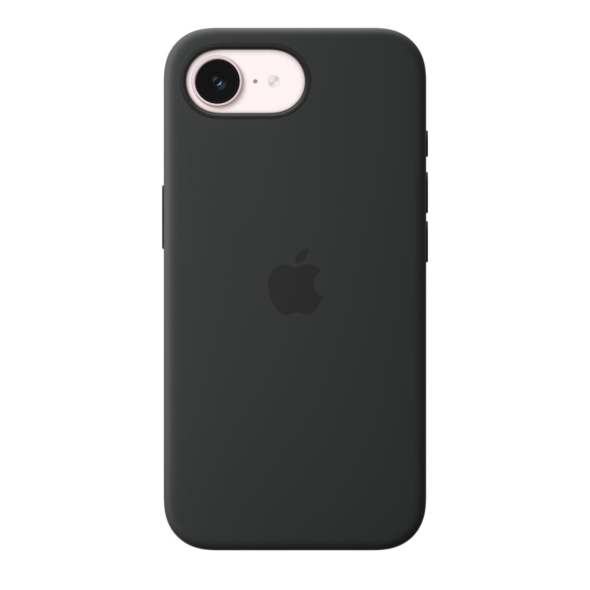 - Protective cover for mobile phone - MagSafe compatibility - silicone - black - for iPhone 17e thumbnail