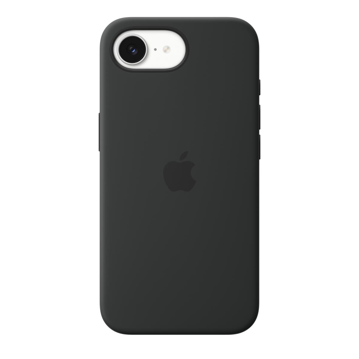 - Protective cover for mobile phone - MagSafe compatibility - silicone - black - for iPhone 17e thumbnail