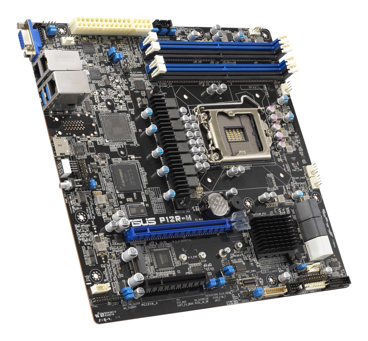 Intel Xeon P12R-M Socket 1200 MATX Server Motherboard thumbnail