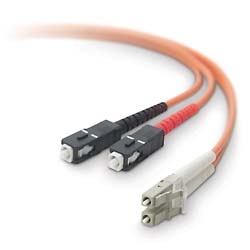 Fiber Optic Cable 10Gb Aqua Multimode LC / SC Duplex Connectors, 50/125 OM3 thumbnail