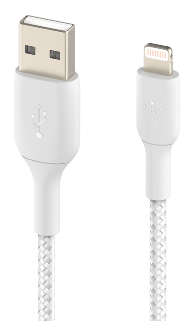 LIGHTNING TO USBA BRAIDED 2M WHT thumbnail