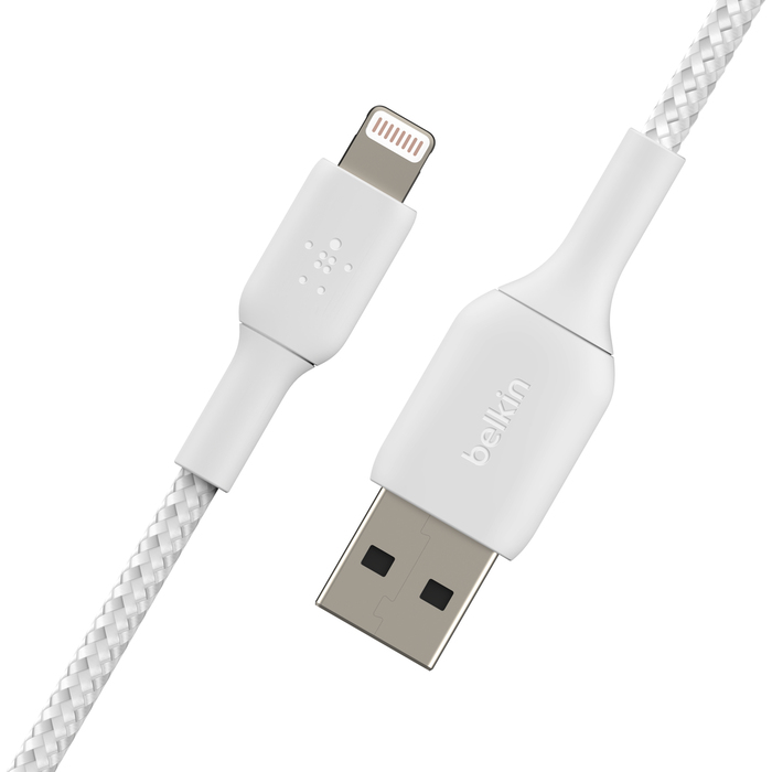 LIGHTNING TO USBA BRAIDED 2M WHT thumbnail