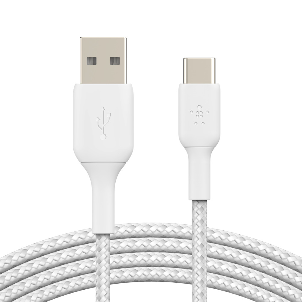 USB-A TO USB-C BRAIDED 2M WHITE thumbnail