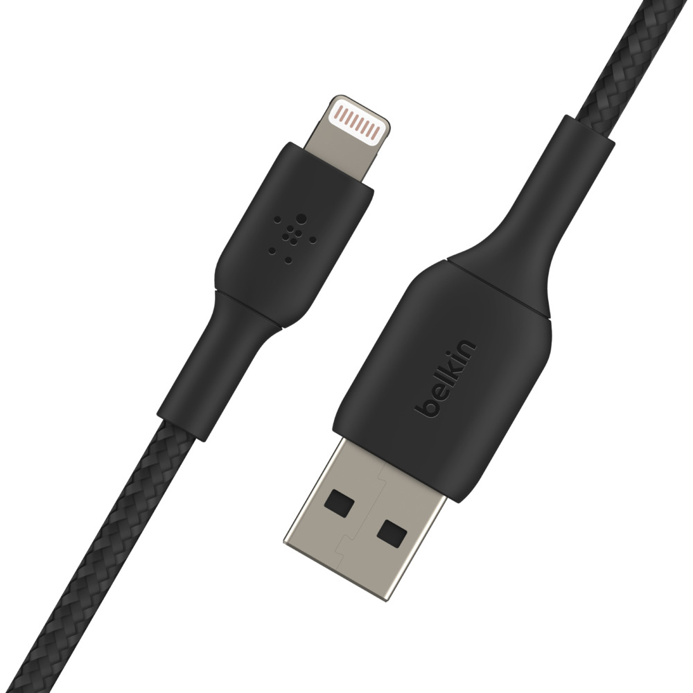 LIGHTNING TO USBA BRAIDED 1M BLK thumbnail